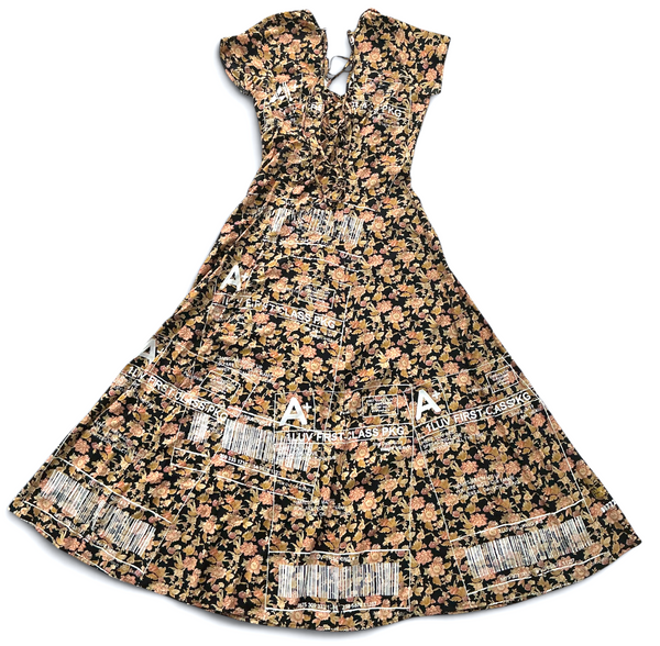 The Positive Shipping Label Dress (Size Small)