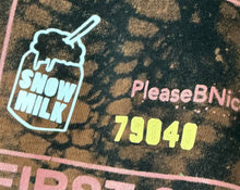 Load image into Gallery viewer, Positive Shipping Label Bleached Hoodie (Size XL)
