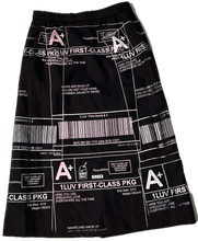 Load image into Gallery viewer, Positive Shipping Label Skirt (Size 8)

