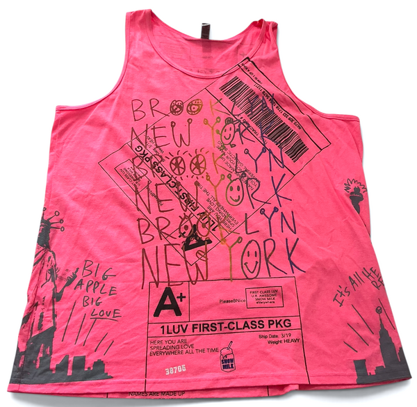 Positive Shipping Label Tank Top (Size 3XL)