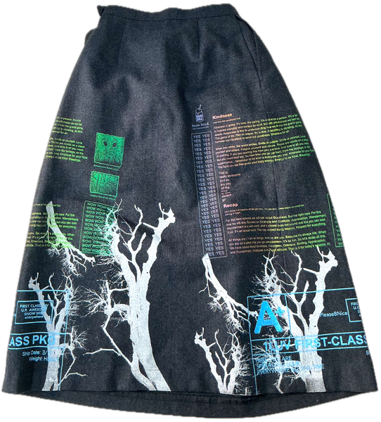 Backwards In The Day Skirt (Size 4)