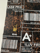 Load image into Gallery viewer, Positive Shipping Label Bleach Tee (Size Medium)
