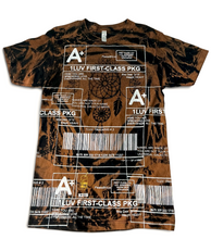 Load image into Gallery viewer, Positive Shipping Label Bleach Tee (Size Large)
