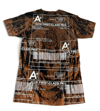 Load image into Gallery viewer, Positive Shipping Label Bleach Tee (Size Small)
