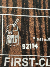 Load image into Gallery viewer, Positive Shipping Label Bleach Tee (Size Small)
