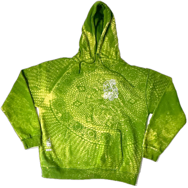 Team Yes Doily Bleached Hoodie (Size XL)