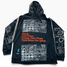 Load image into Gallery viewer, Words Hold Power Hoodie (Size 3XL)
