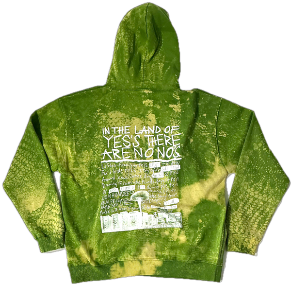 Team Yes Doily Bleached Hoodie (Size XL)
