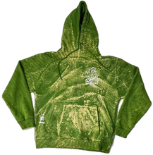 Load image into Gallery viewer, Team Yes Crochet Bleached Hoodie (Size Medium)
