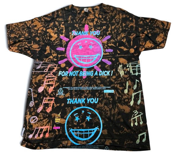 Thank You For Not Being A Dick Bleach Tee (Size XL)