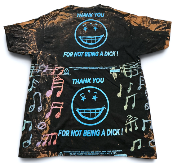 Thank You For Not Being A Dick Bleach Tee (Size XL)
