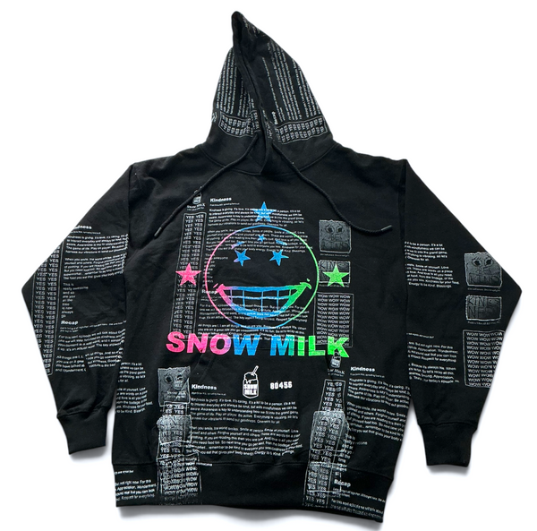 Snow Milk Kindness Hoodie (Size Small)