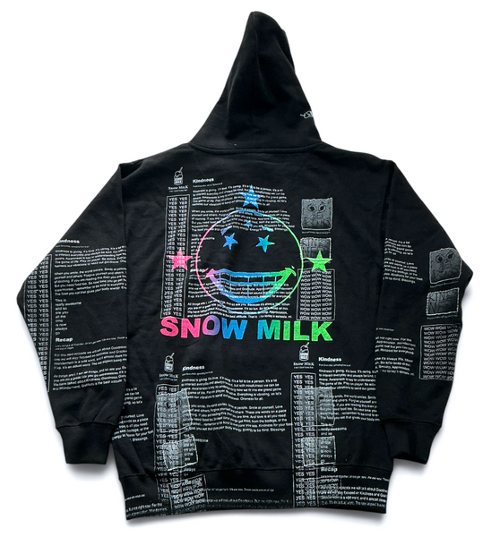 Snow Milk Kindness Hoodie (Size Small)