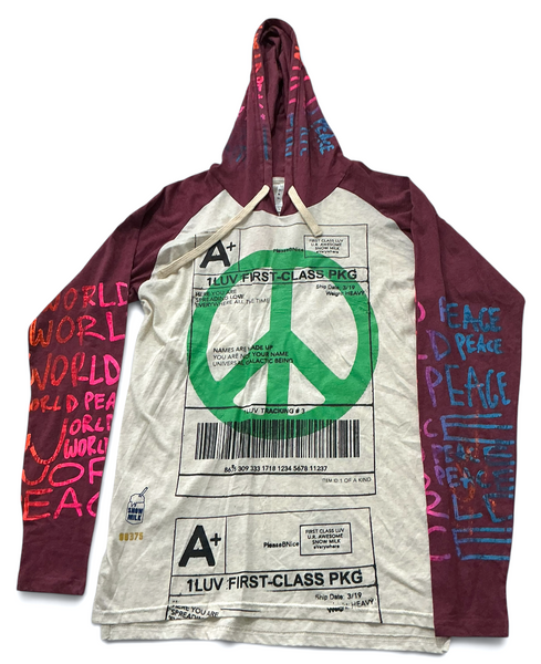Positive Shipping Label Hoodie (Size Medium)
