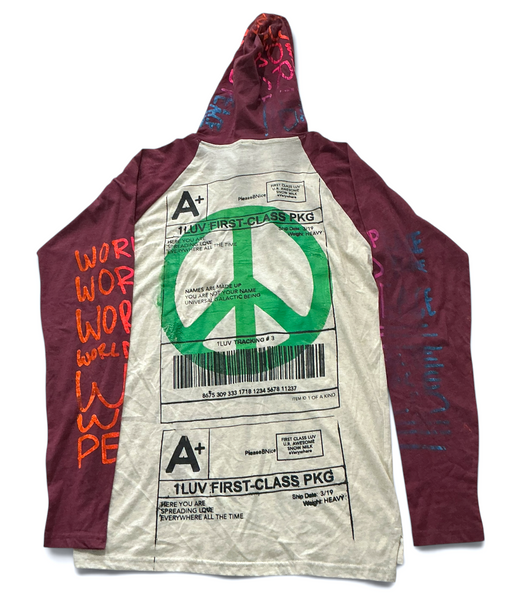 Positive Shipping Label Hoodie (Size Medium)