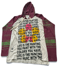 Load image into Gallery viewer, Life is The Painting You Paint Hoodie (Size Medium)
