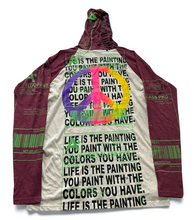 Load image into Gallery viewer, Life is The Painting You Paint Hoodie (Size Medium)
