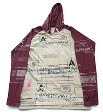 Load image into Gallery viewer, Positive Shipping Label Hoodie (Size Medium)
