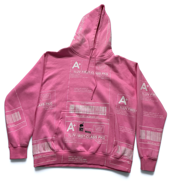 Positive Shipping Label Hoodie (Size Medium)