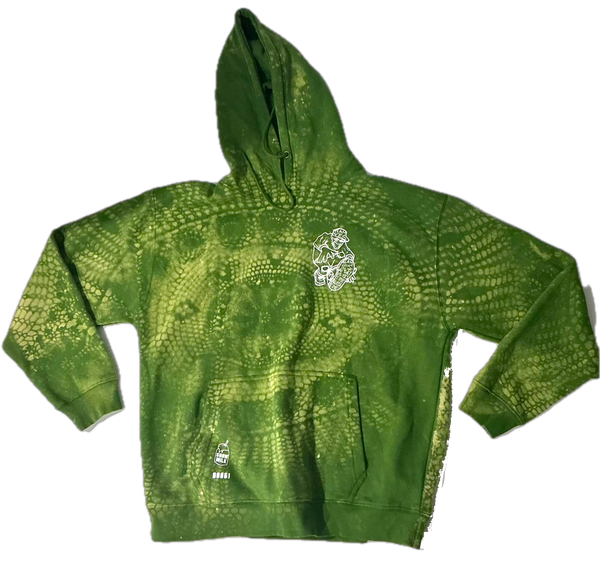 Team Yes Crochet Bleached Hoodie (Size XL)
