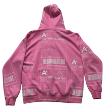 Load image into Gallery viewer, Positive Shipping Label Hoodie (Size Medium)
