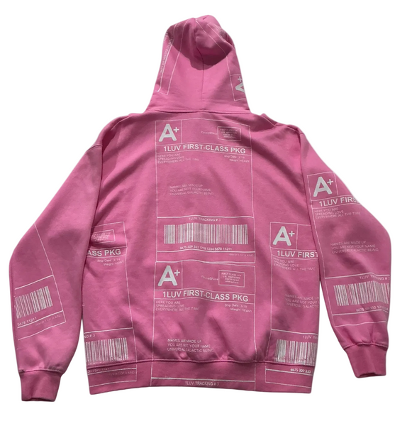 Positive Shipping Label Hoodie (Size Medium)