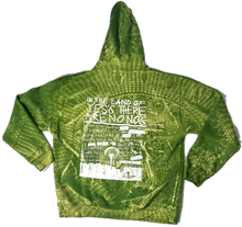 Load image into Gallery viewer, Team Yes Crochet Bleached Hoodie (Size XL)
