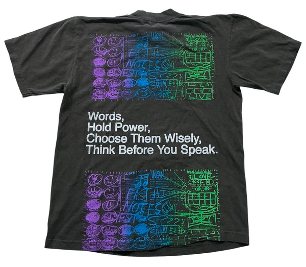 Words Hold Power 6.5oz Tee (Size Medium)