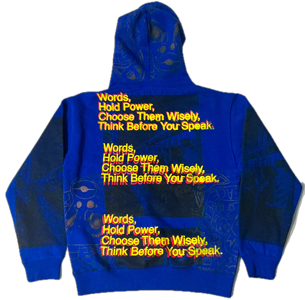 Words Hold Power Hoodie (Size Medium)