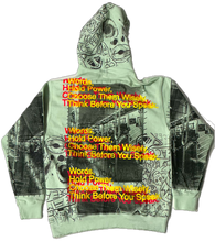 Load image into Gallery viewer, Words Hold Power Hoodie (Size Small)
