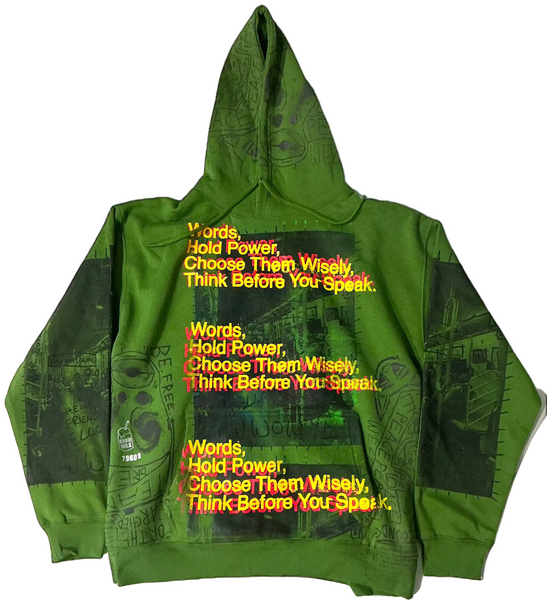 Words Hold Power Hoodie (Size 2XL)