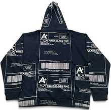 Load image into Gallery viewer, Positive Shipping Label Hoodie (Size XL)
