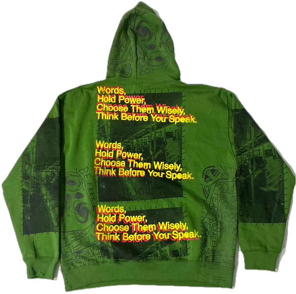Words Hold Power Hoodie (Size 2XL)