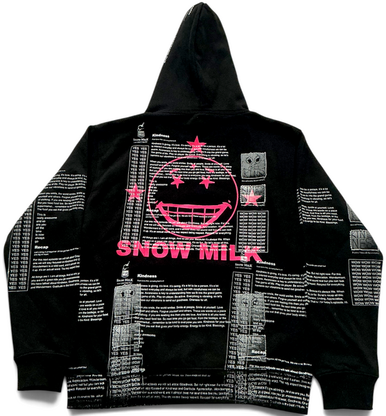Snow Milk Kindness Hoodie (Size Small)