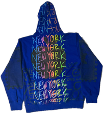Load image into Gallery viewer, Big Apple Big Love Zip Up Hoodie (Size Medium)
