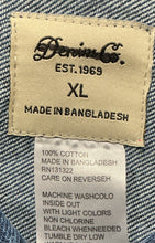 Load image into Gallery viewer, Positive Shipping Label Jean Jacket (Size XL)
