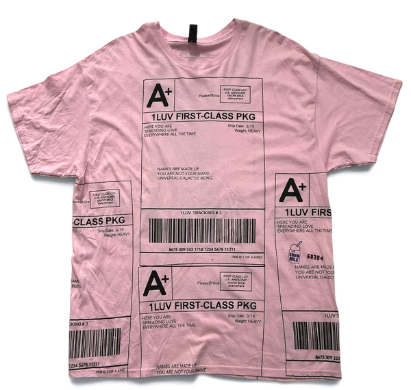 Positive Shipping Label Tee (Size XL)