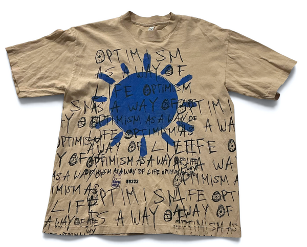 Optimism As A Way Of Life 6.5oz Tee (Size Medium)