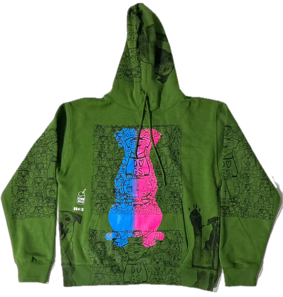 Cats and Dogs Hoodie (Size Medium)