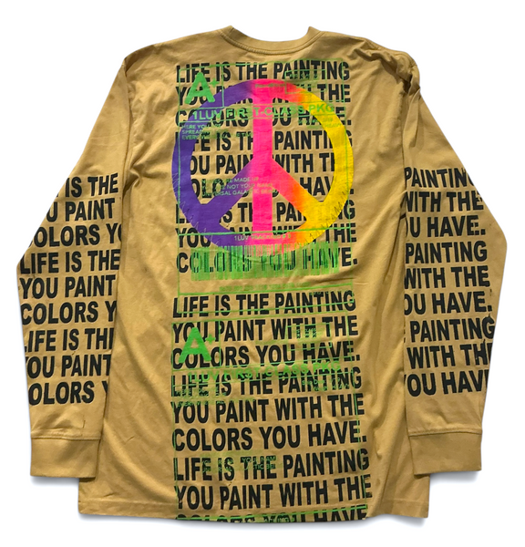 Life is The Painting You Paint Long Sleeve (Size XL)