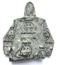 Load image into Gallery viewer, Thank You For Not Being A Dick Zip Up Hoodie (Size Large)
