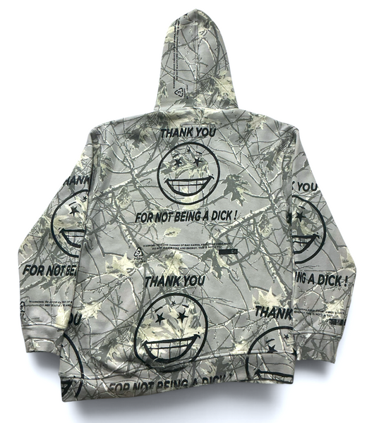 Thank You For Not Being A Dick Zip Up Hoodie (Size Large)