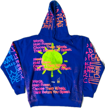 Load image into Gallery viewer, Words Hold Power Hoodie (Size Large)
