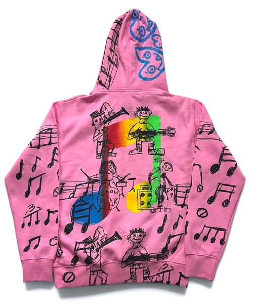 Music Notes Hoodie (Size Small)
