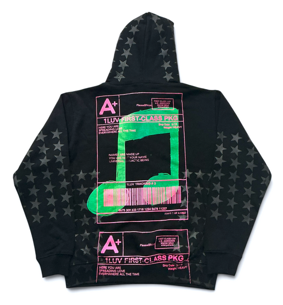 Music Notes Hoodie (Size Small)