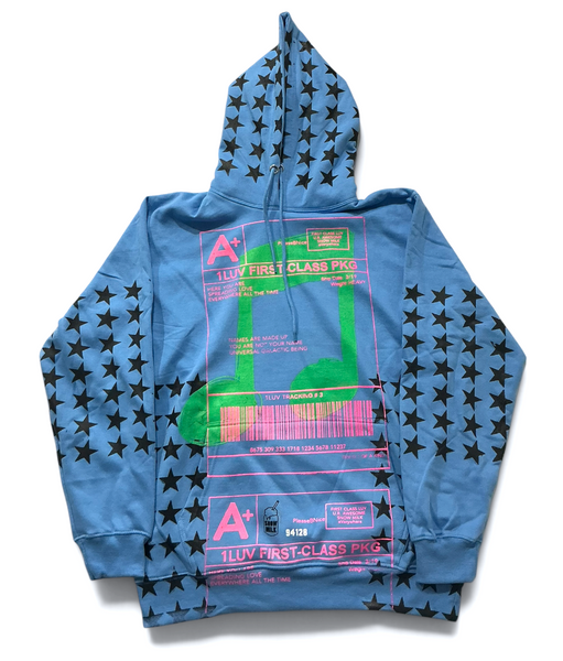 Positive Shipping Label Hoodie (Size Medium)