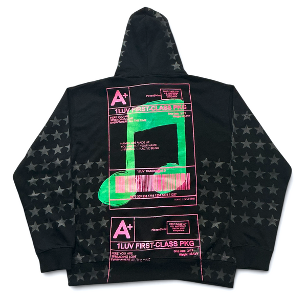 Music Notes Hoodie (Size Large)