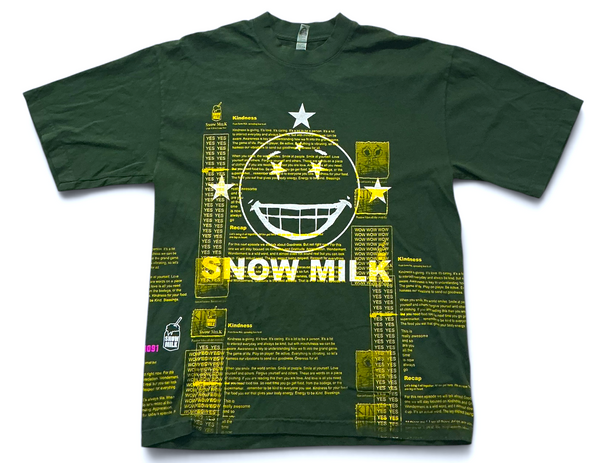 Snow Milk Kindness 6.5oz Tee (Size Medium)