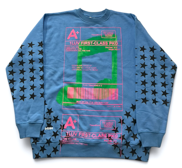 Positive Shipping Label Crewneck (Size Large)