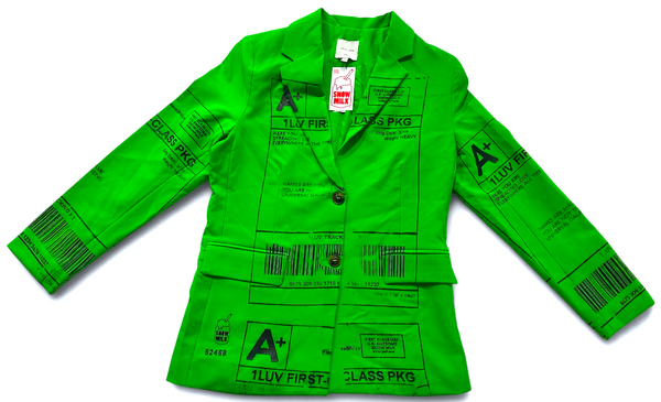 The Positive Shipping Label Music Star Blazer (Size Women's Small)
